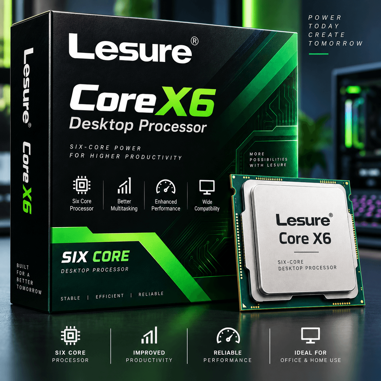 Lesure Core X6 six core desktop processor Primary