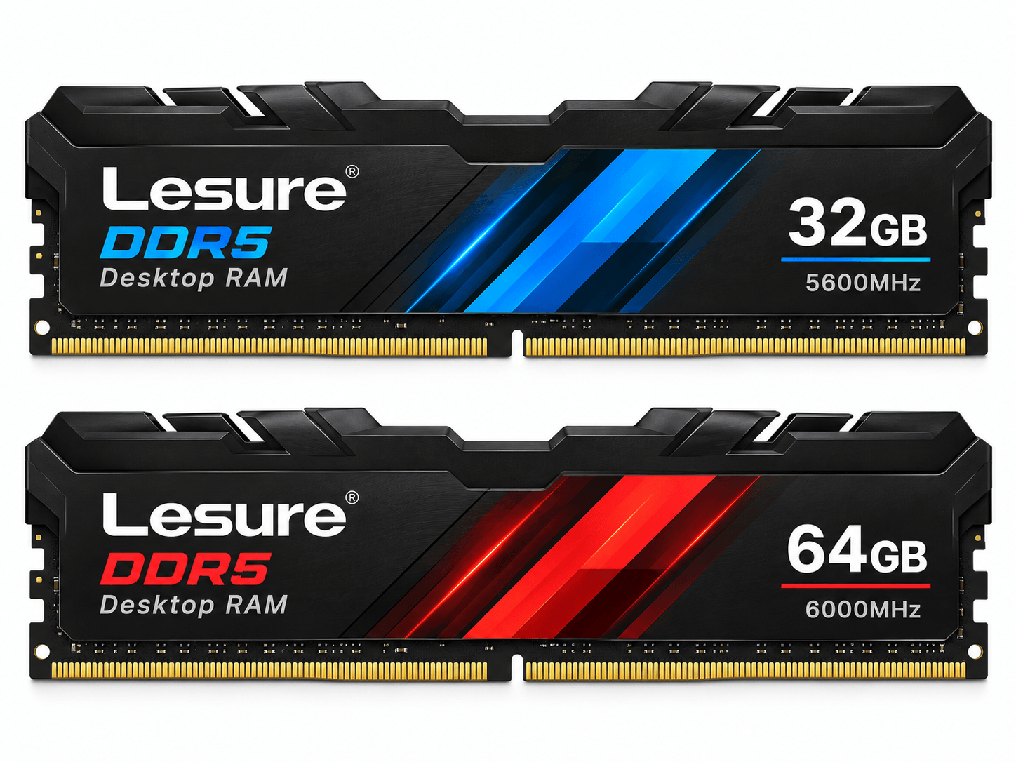 Lesure DDR5 Desktop RAM 32GB 5600MHz / Lesure DDR5 Desktop RAM 64GB 6000MHz 