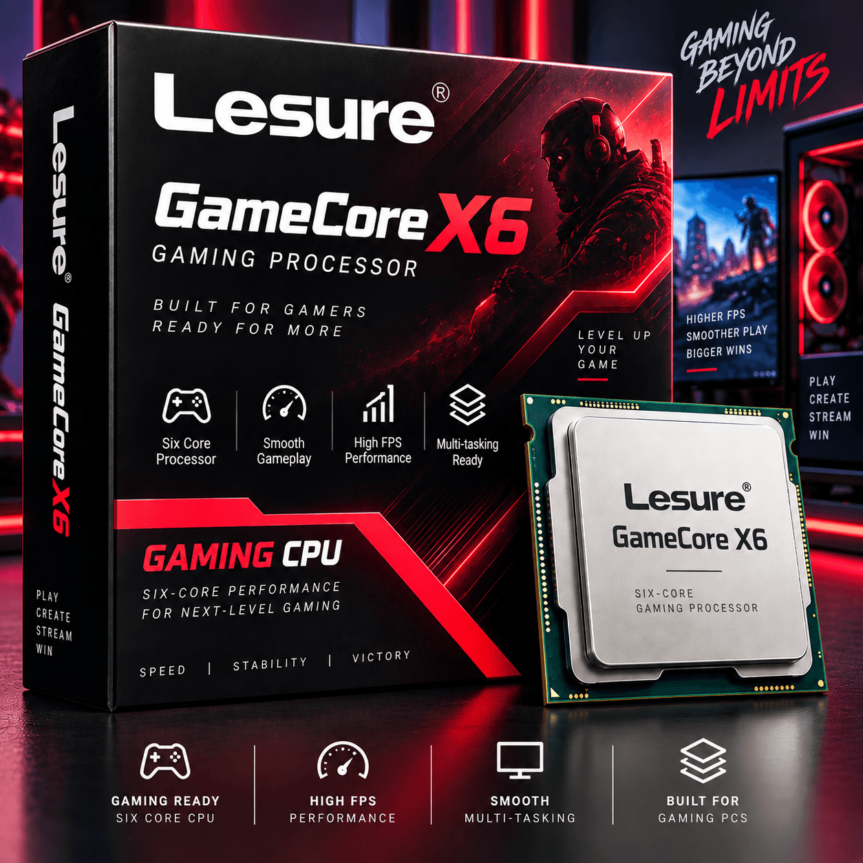 Lesure GameCore X6 six core gaming processor